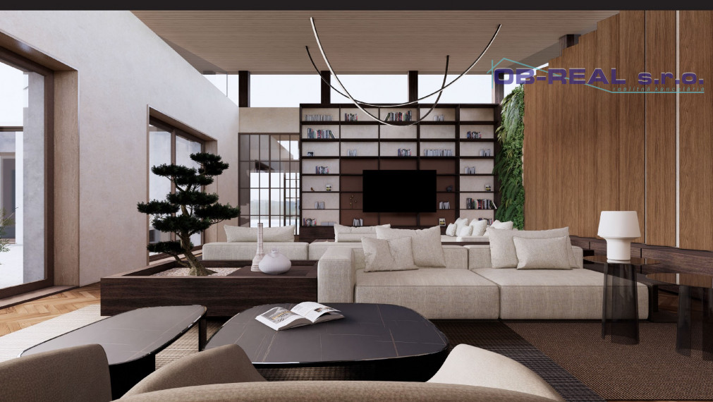 Ponúkame na predaj luxusnú novostavbu 5izb RD 322m2, pozemok 2738m2, 3-garáž 60m2, bazén 45m2