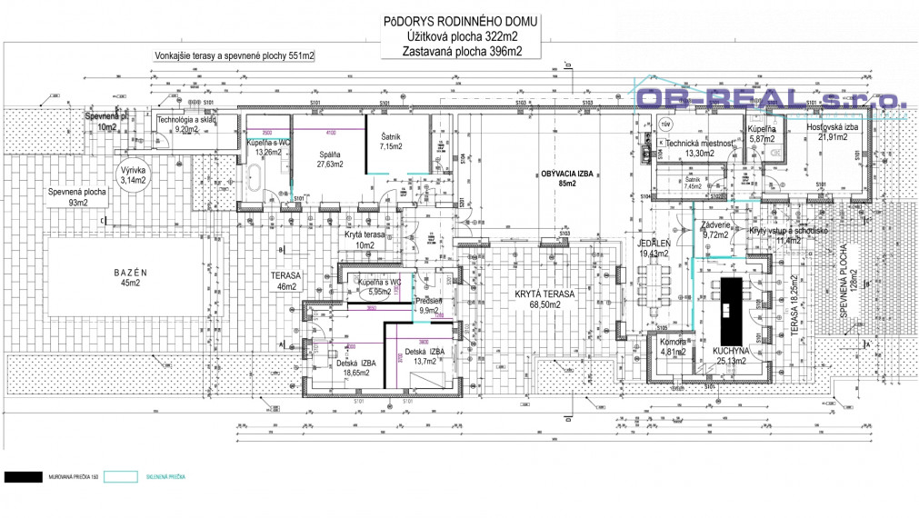 Ponúkame na predaj luxusnú novostavbu 5izb RD 322m2, pozemok 2738m2, 3-garáž 60m2, bazén 45m2