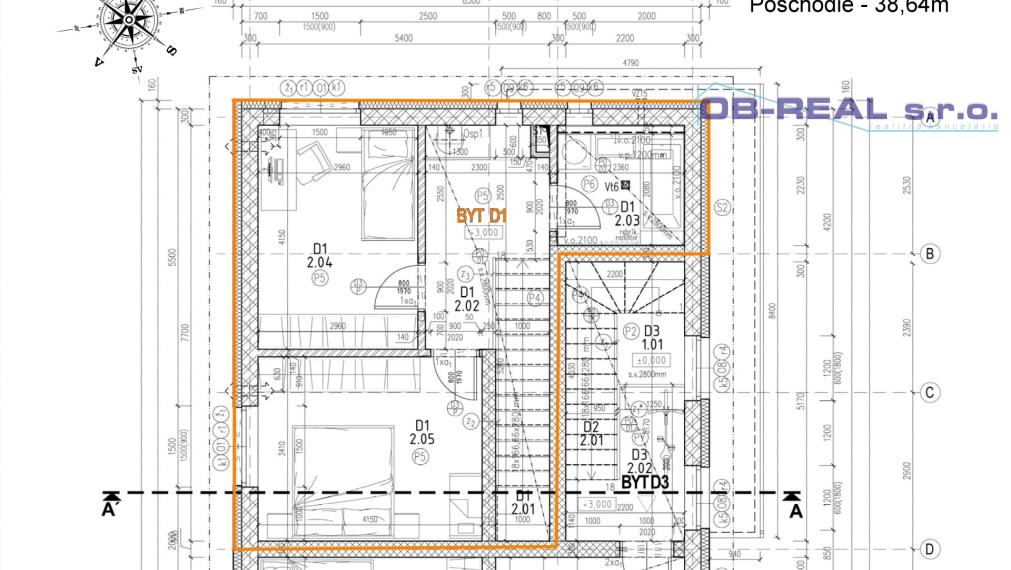 REZERVOVANE_D2D1_Predaj 3izb holobytu 80m2 MEZONET (1NP+2NP)_1xP_Pozemok