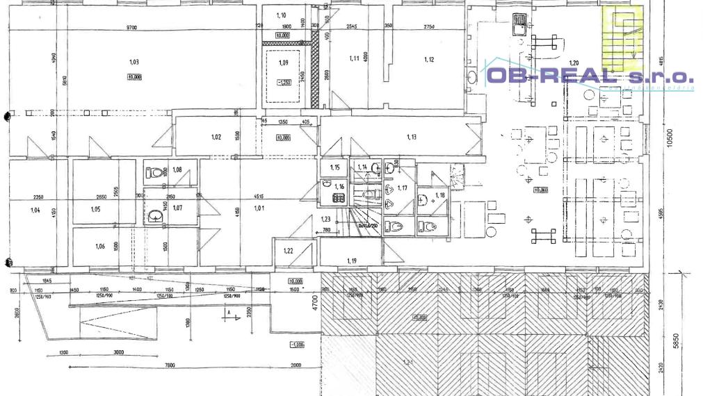 Predaj trojpodlažnej administratívnej budovy v Galante