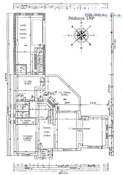 Predaj 8izb RD pozemok 1710m2 top lokalita Sládkovičova.