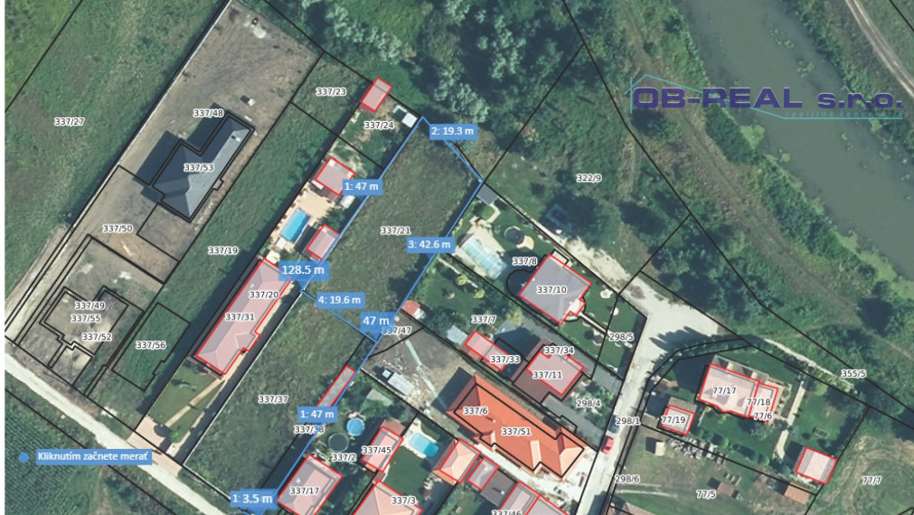 REZERVOVANÉ - Predaj stavebného pozemku 885m2 v obci Čierna Voda