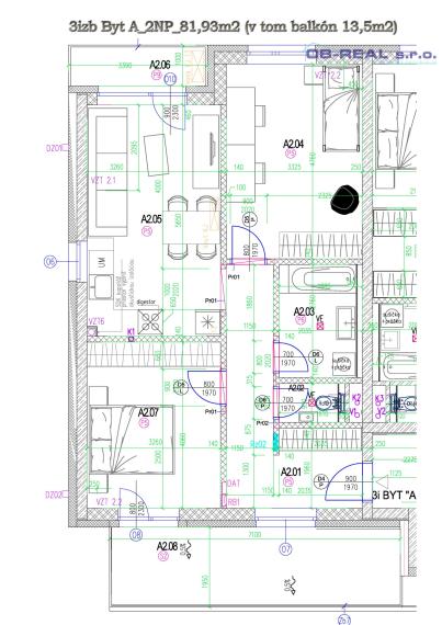 Predaj moderných 3izb bytov 82m2 v novostavbe v centre Sládkovičova
