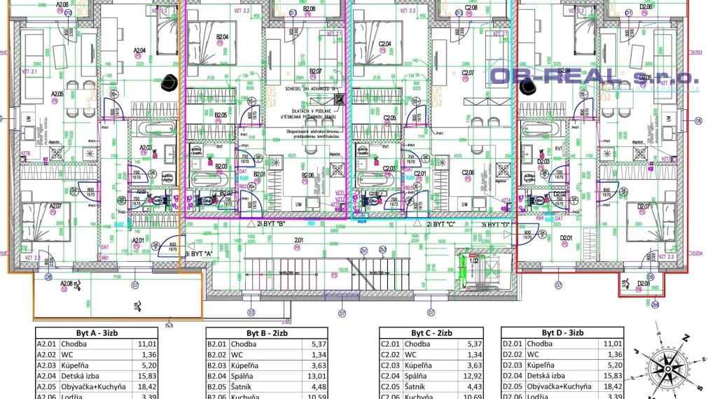 Predaj moderných 3izb bytov 82m2 v novostavbe v centre Sládkovičova