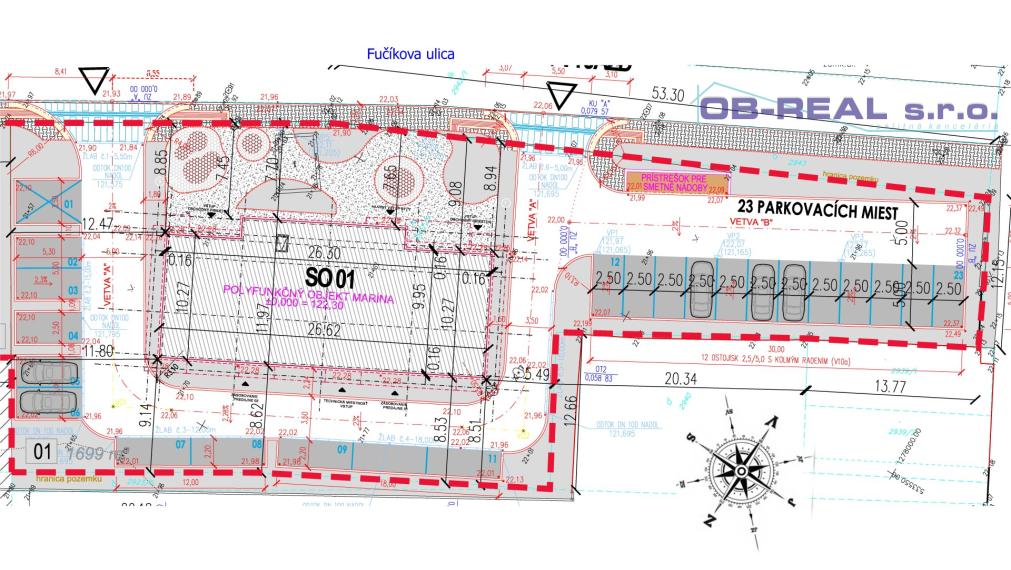 Predaj moderných 3izb bytov 82m2 v novostavbe v centre Sládkovičova