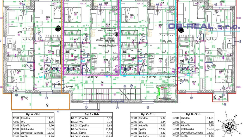 Predaj moderných 2izb bytov 55m2 v novostavbe v centre Sládkovičova