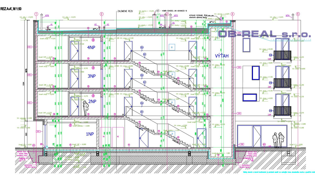 Predaj moderných 2izb bytov 55m2 v novostavbe v centre Sládkovičova