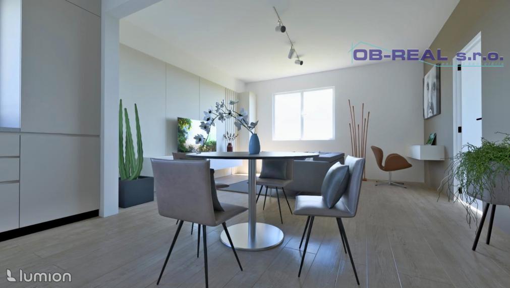 Predaj kompletne rekonštr. 2izb bytu 62m2 na zvýš. prízemí