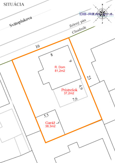 REZERVOVANÉ - Predaj rekonštr. 3izb RD 124m2 Garáž, prístrešok, pozemok 360m2