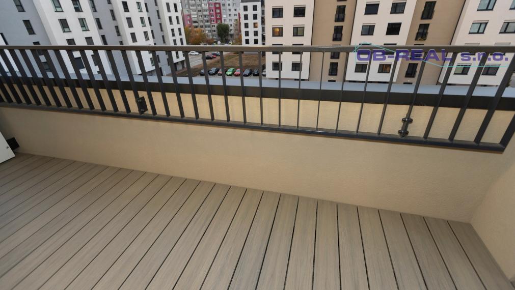 Prenajmeme zariadený 2izb byt 54,3+2,1m2, 3posch. novostavba - GA West M - Ihneď voľný