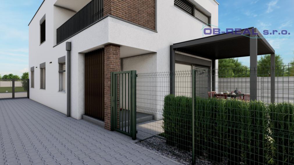 Predaj novostavby 3izb bytu 98m2 v dvojdome s parkoviskom a terasou