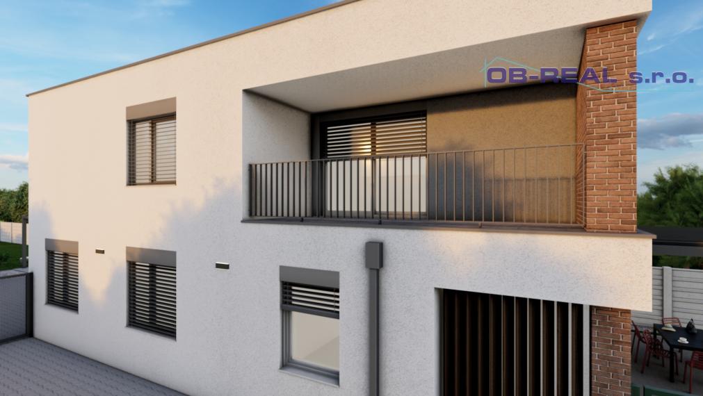 Predaj novostavby 3izb bytu 98m2 v dvojdome s parkoviskom a terasou