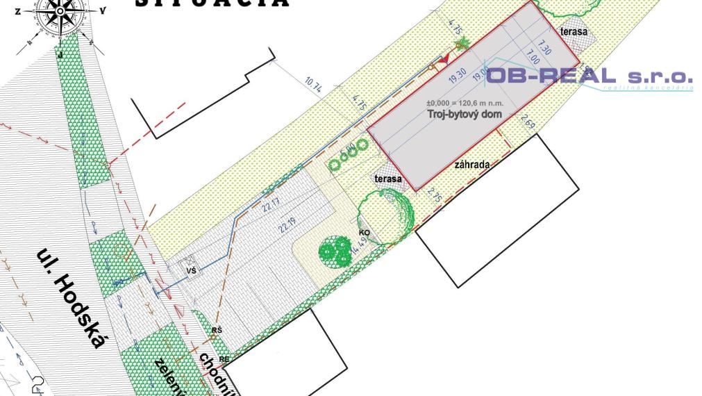 GA-HODY_B: Predaj 2izb bytu 56m2 na prízemí tehl. bytovky