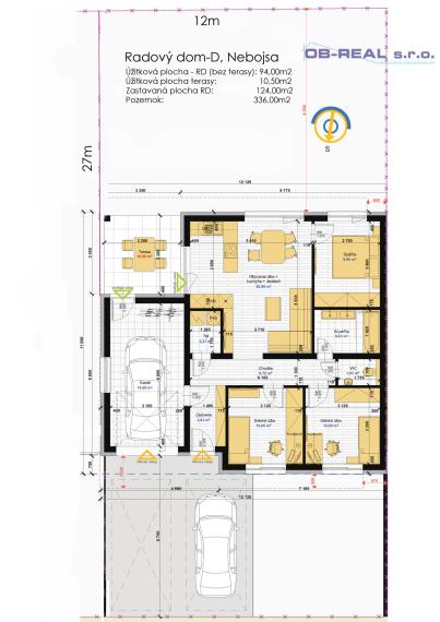 Galanta-Nebojsa: Predaj zariadenej novostavby 4izb RD 124m2 s garážou pozemok 336m2