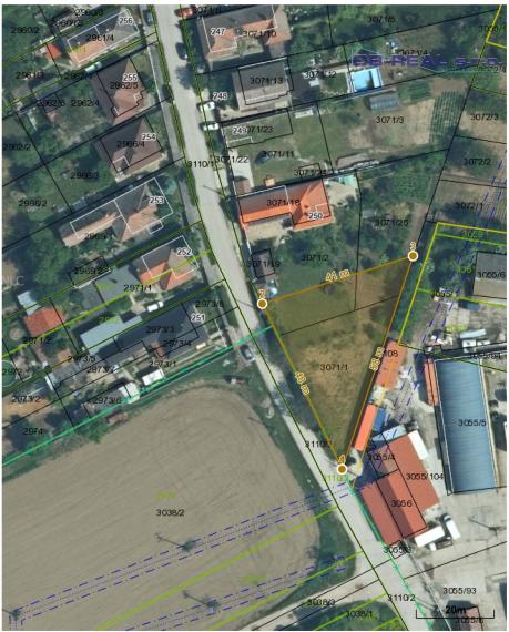 Predaj stavebného pozemku 993m2 pre rodinný dom vo Váhovciach