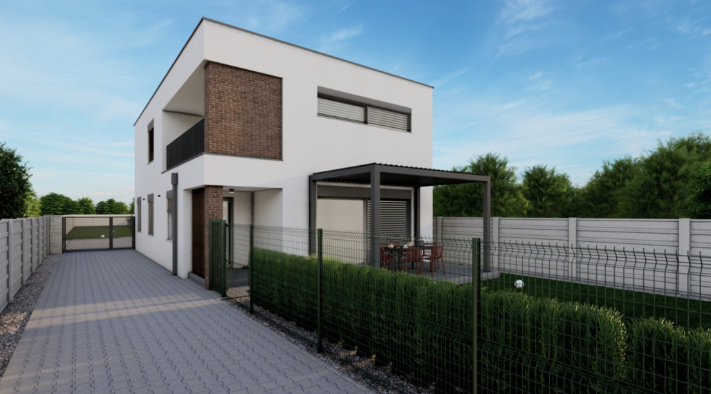 Predaj novostavby 3izb bytu 98m2 v dvojdome s parkoviskom a terasou