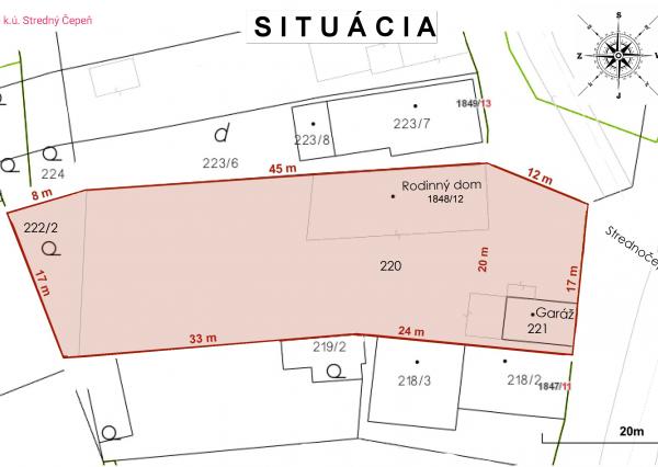 Predaj stavebného pozemku 1125m2 v Seredi - Strednočepeňská