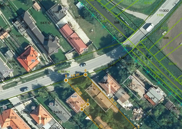 Čierny Brod: Predaj stavebného pozemku o výmere 977m2 pre výstavbu rodinného domu